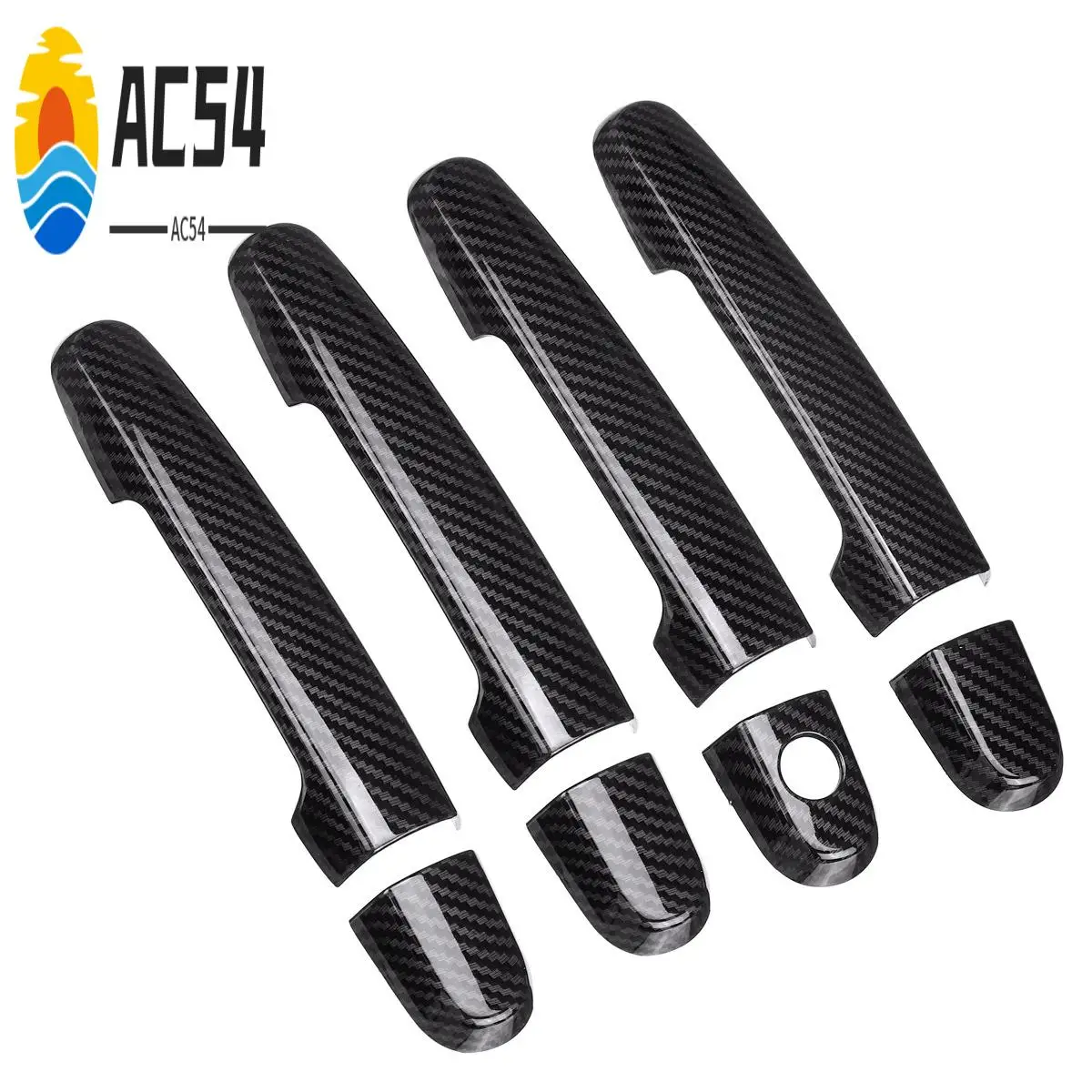 

AC54-Накладка на дверную ручку из углеродного волокна для Toyota Camry 2002-2006 Corolla 2003-2011 RAV4 Scion