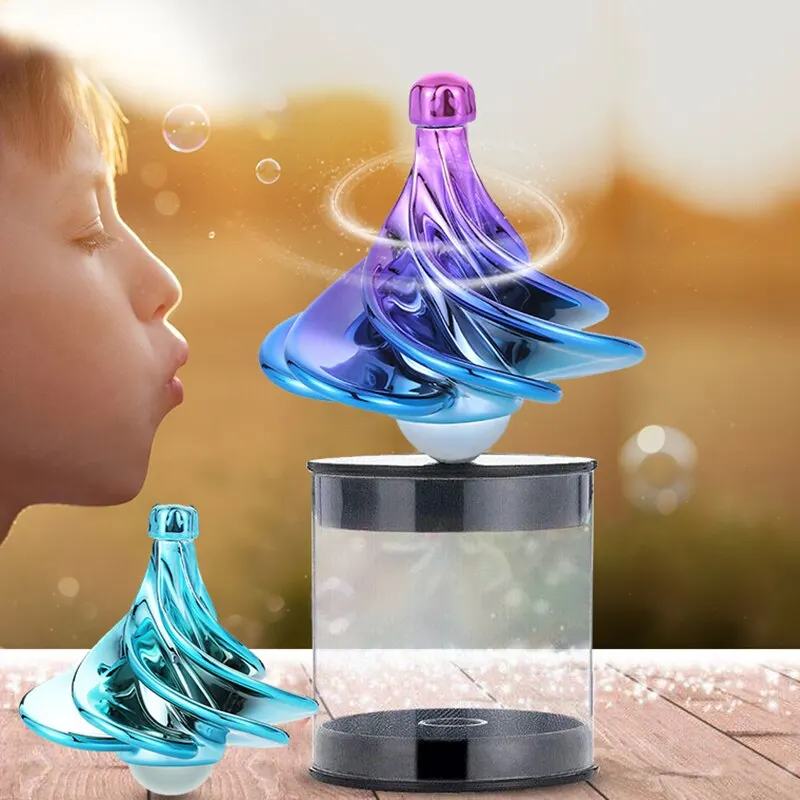 

Funny Desk Wind BlowingToy Rotating Pocket Toy Fidget Kinetic Spinner Adult Stress Relief Toys For Children Birthday Xmas Gift