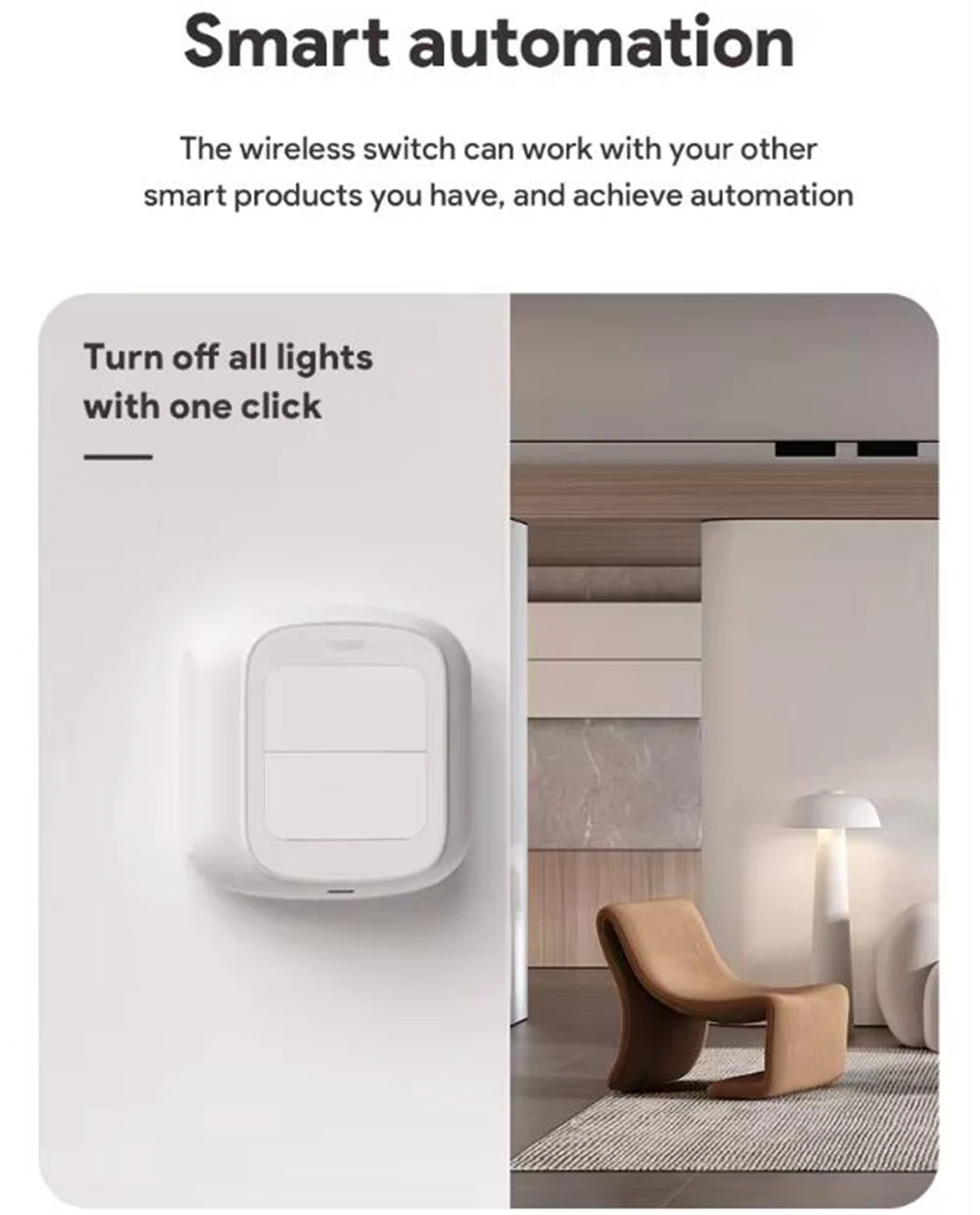 Zigbee-Interruptor de Escena Inteligente para el hogar, dispositivo inalámbrico con Wifi, doble apertura, Control remoto, Tuya