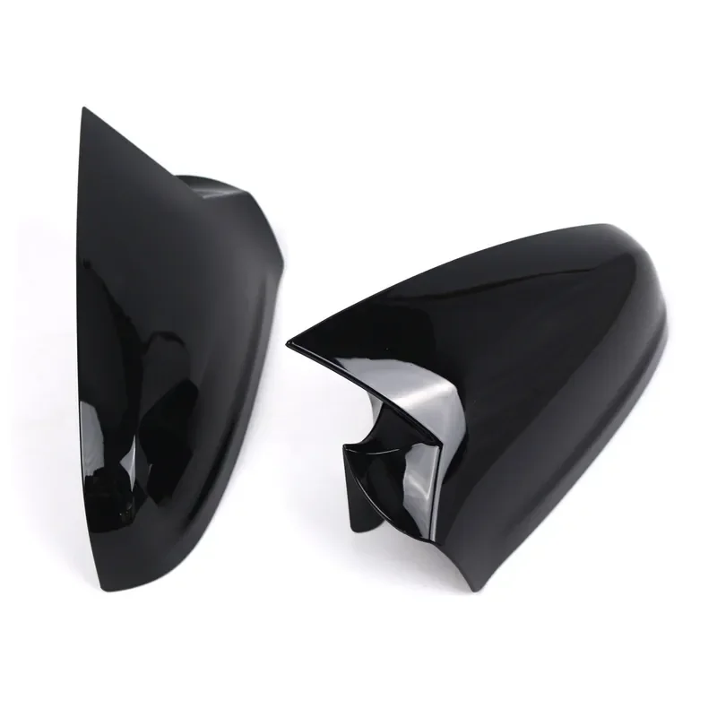for 04-08 Opel Astra H Gloss Black Rearview Mirror Cover Shell Replacement Car Side Wing Mirror Housing Cap Accessories