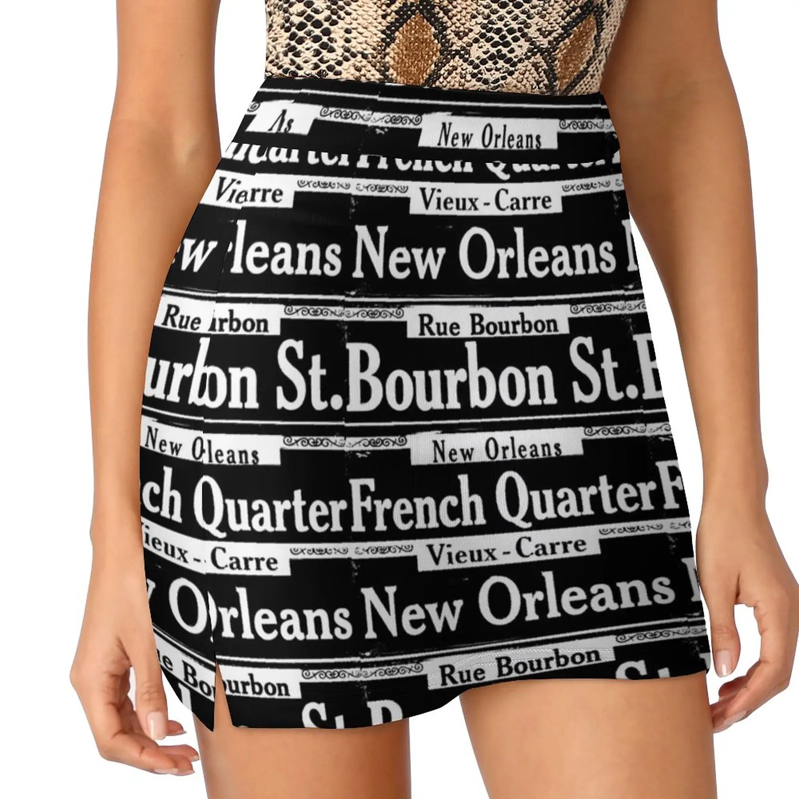 Street Sign Scenes of New Orleans Light Proof Trouser Skirt summer dress for women 2023 skirts for womans aluminum alloy motorcycle grip lock solid security anti theft padlock handlebar brake lock scooter atv street bike burglar proof