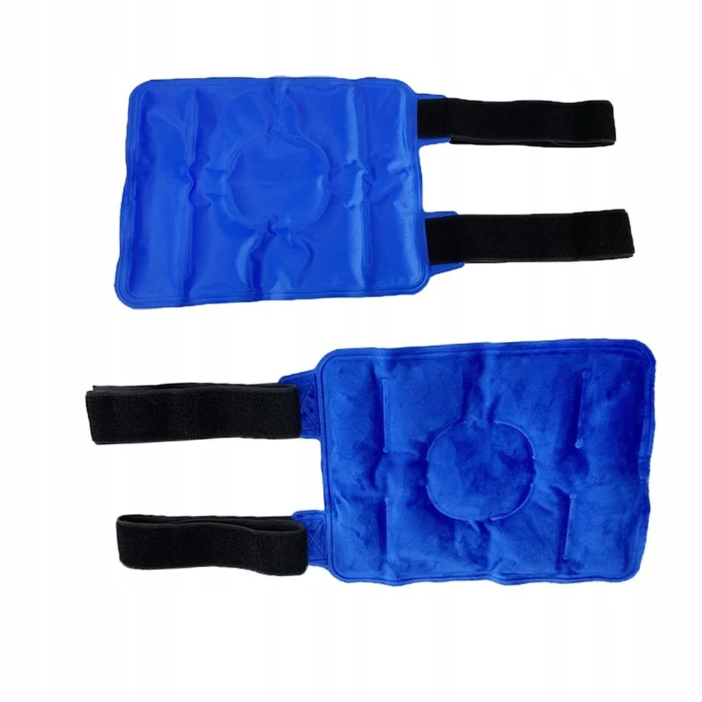 Neues Wiederverwendbares Knie-Eispack zur Schmerzlinderung, Gel-Kühlbandage für Knieersatz, Beinverletzungen und Chirurgie, Kaltkompressionstherapie – Detail 8