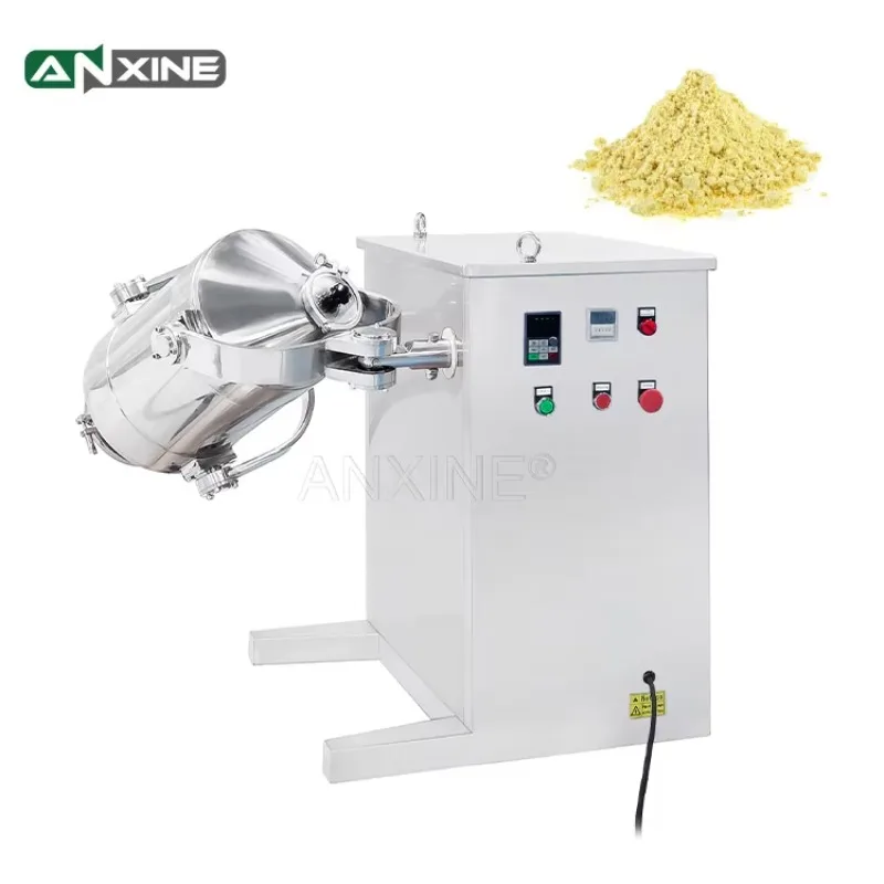 Small-scale Production 3D Powder Mixer Granular Material Mixer Lab Chemical Three-dimensional Blender Machine