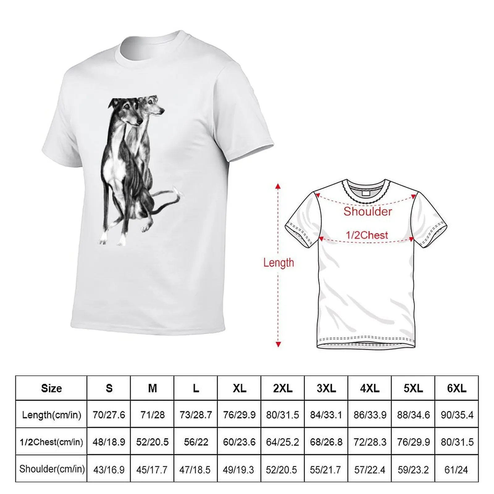 Igor & Evi, Galgo Espagnol T-Shirt t shirts designer man t shirts for men T-Shirt
