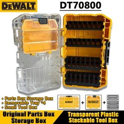 DEWALT DT70801 Original Parts Box Storage Box Removable Tray Tough Case Storage Case Plastic Multifunctional Stackable Tool Box