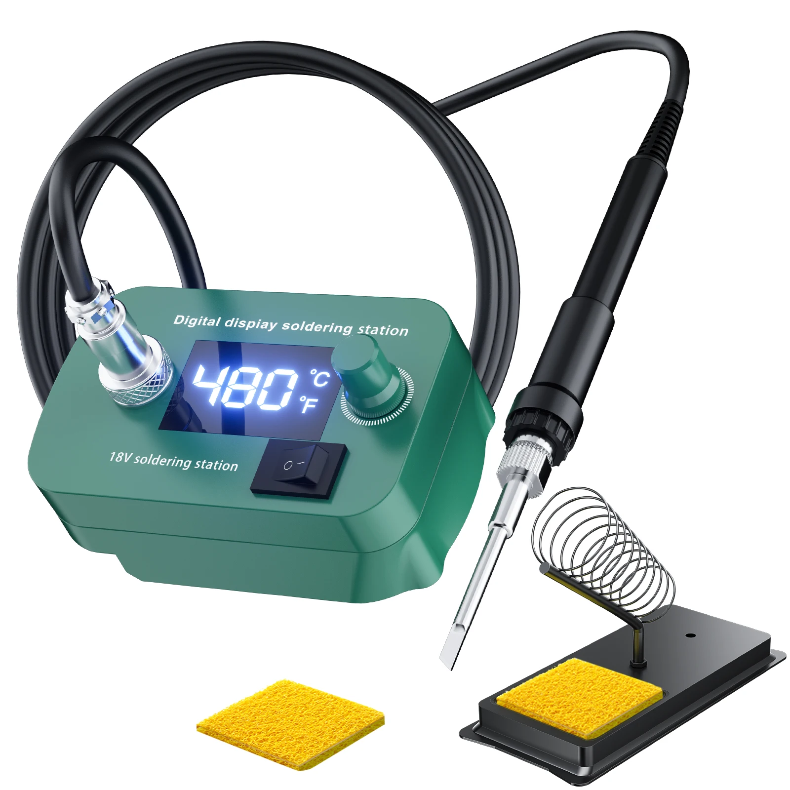 Nananuu Kabelloser Elektrischer Lötkolben Einstellbare Schweißpistole Reparaturwerkzeug Für Makita/Für Dewalt/Für Bosch/Für Milwaukee