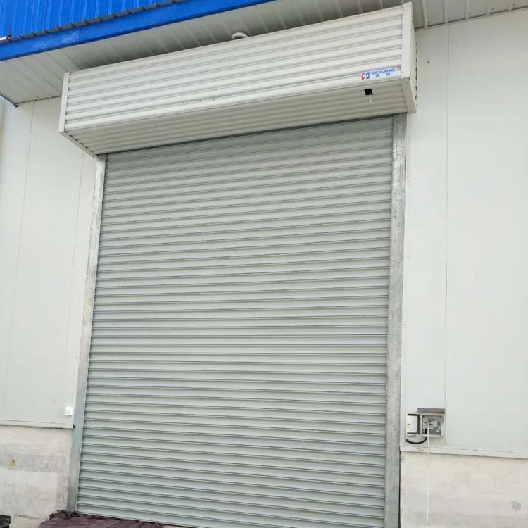 Geräuscharme und leistungsstarke Rolltür aus Aluminiumlegierung, 10, windbeständige Rollladentür, rollende Garagentor aus Aluminium