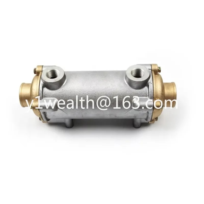 Competitive Price Tin Brass Core Component MB170 Aluminium Oil Cooler for Marine Engine