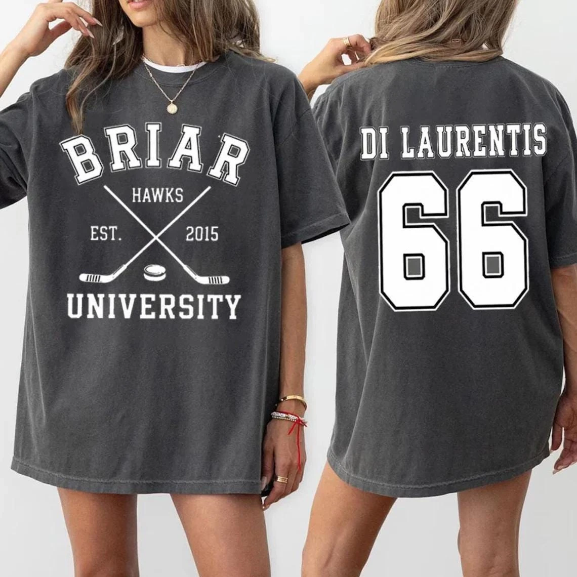 Dean Di Laurentis Vintage Hockey Shirt Retro Sports Tee College Aesthetic Print Graphic Tee Short Sleeve T-Shirts All-season Top