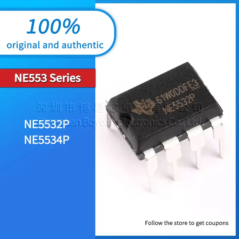 5 pieces/batch, brand new original genuine NE5532P NE5534P package DIP-8