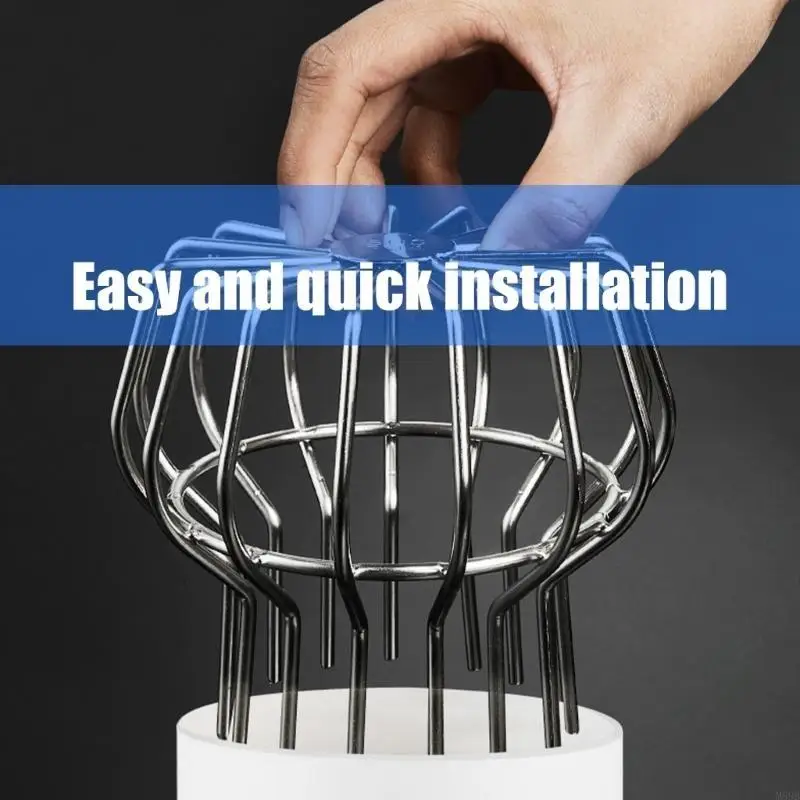 Filtros dowspout aço Meshing Calhe