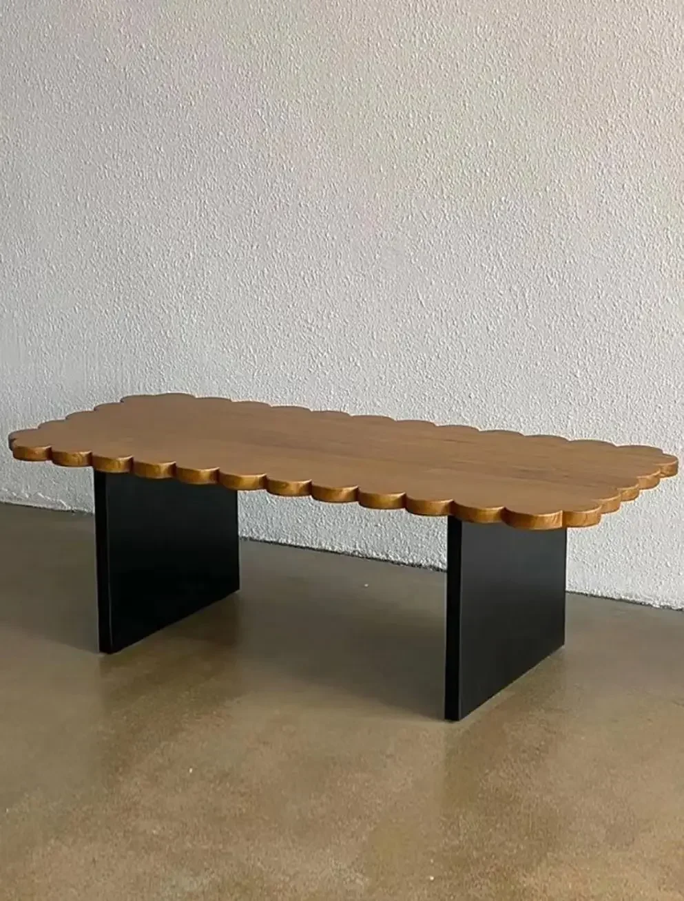 Creative dining table Solid wood small apartment household rectangular dining table