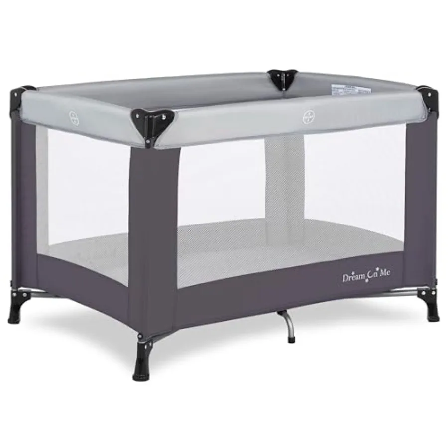 

Nest Portable Baby Playard, Lightweight Foldable Travel Play and Nap Space with Carry Bag, Breathable Mesh Sides for Infants an