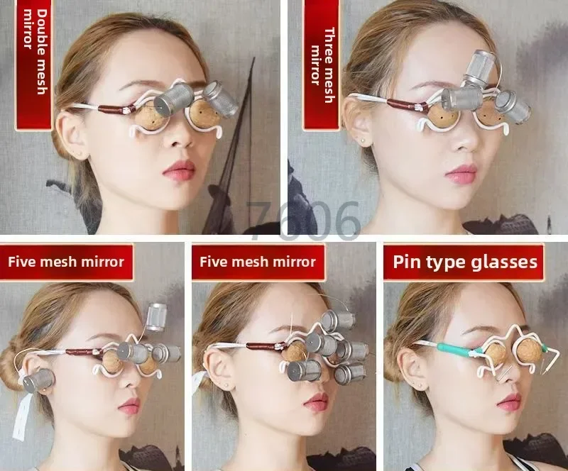 

Walnut Moxibustion Glasses Frame AI Eye Moxibustion Children Myopia Warm Moxa Facial Eye Massage Mask Eye Face Beauty Care Box