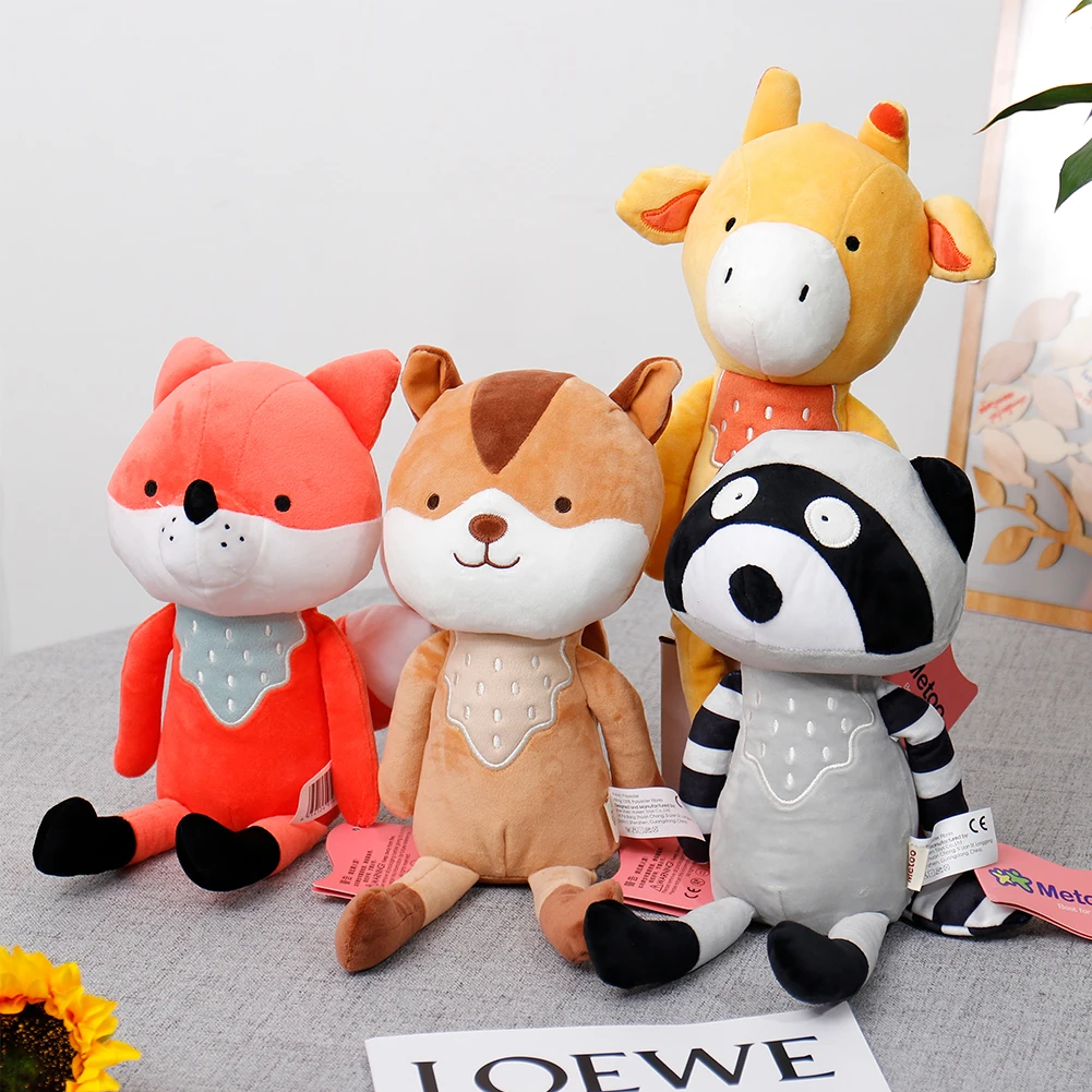 Metoo Style Doll Stuffed Toys Plush Animals Soft Kids Baby Toys for Girls Children Boys Birthday Gift Kawaii Cartoon Fox koala