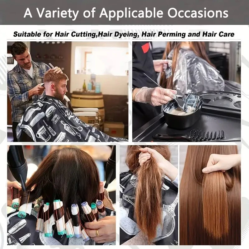 Professional Hair Cutting Apron Salon Barber Cape Hair Cutting Waterproof Cloth Hair Cutting Apron Barber Accessories view 6