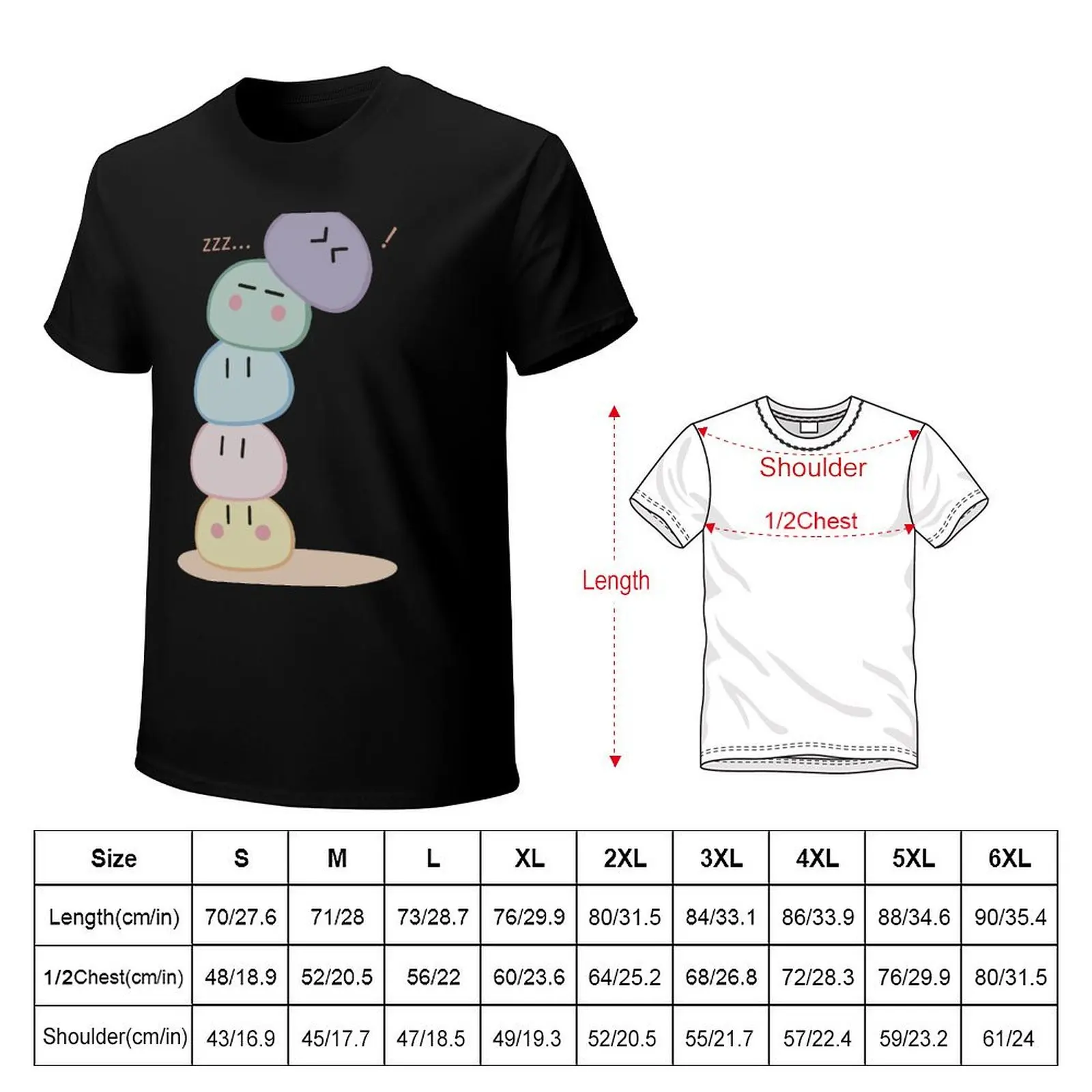 Dango Pile T-Shirt Aesthetic clothing tees boys whites boys animal print t shirts men