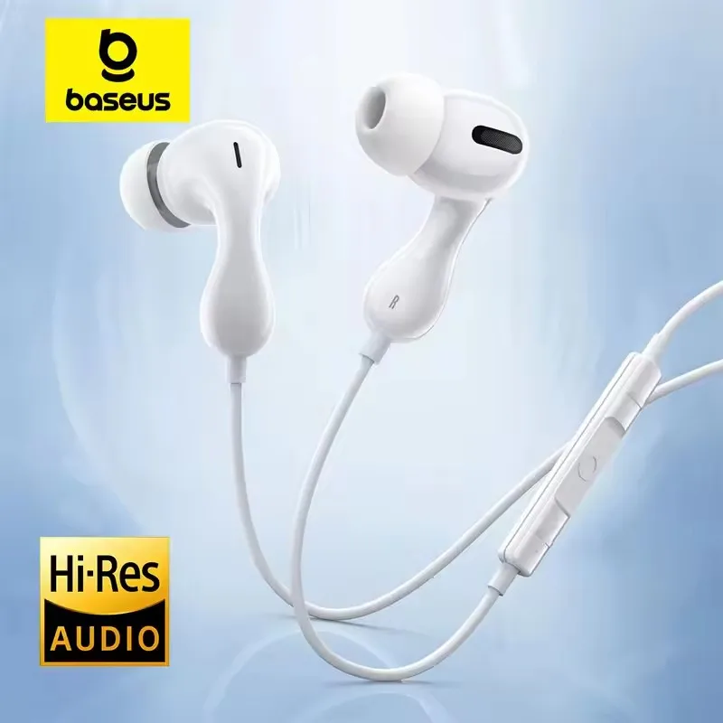 

Encok CZ20 in-ear Wired Earphone Hi-Res Type-C Jack with Mic Wired Headphones For Laptop Computer Tablet Phone