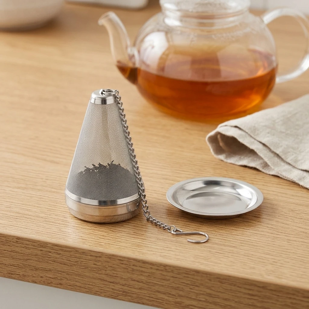 ที่กรองชา สแตนเลส ตาข่ายละเอีย - Loose Leaf Tea Infuser บทวิจารณ์และราคา