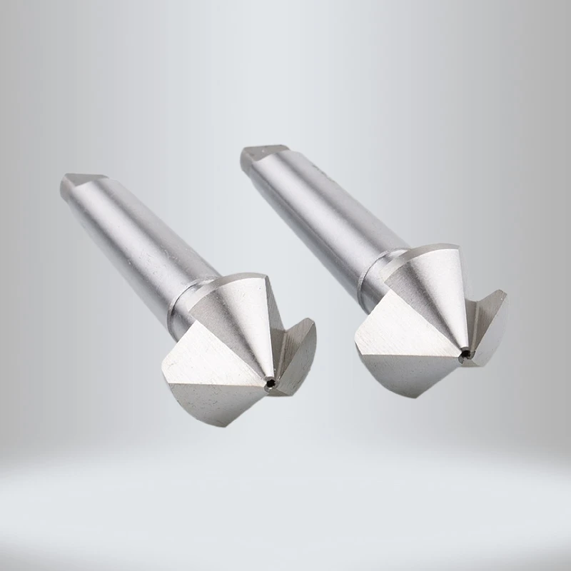 

HSS Morse Taper Shank 60 Degree Countersink Drill Bit 3 Cutting Edges Chamfering Tool