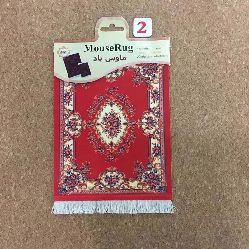 Pattern Persian Carpet Mouse Pad Velvet Material Decoration Laptop DIY Custom Desk Pad Gaming Desk Anime Rug  Best Game 27x18CM