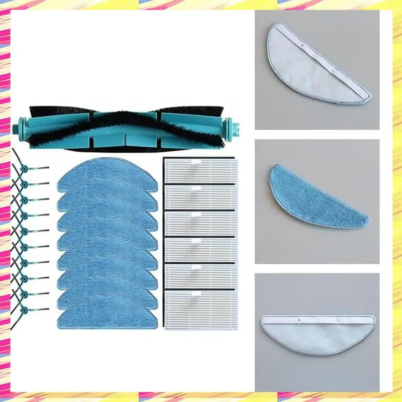 

ABJJ для робота-пылесоса Medion X41 SW, запасные части, основная боковая щетка, фильтр Hepa, ткань для швабры