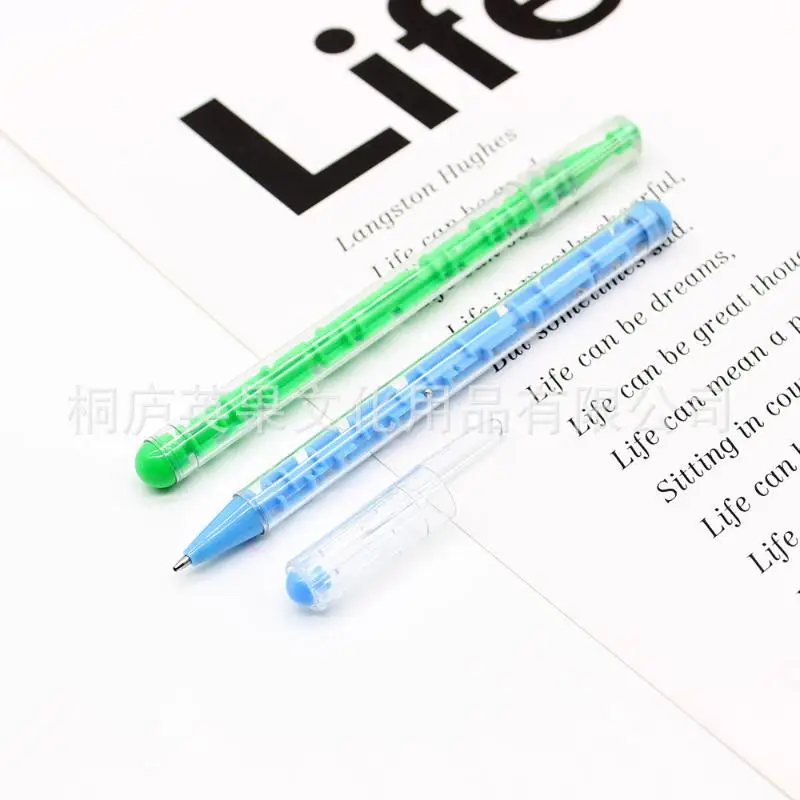 2Pcs Fun Puzzle Game Pen Maze Ballpoint Pen Creative Stationery Stress Relief Writing Tool Unique Gift
