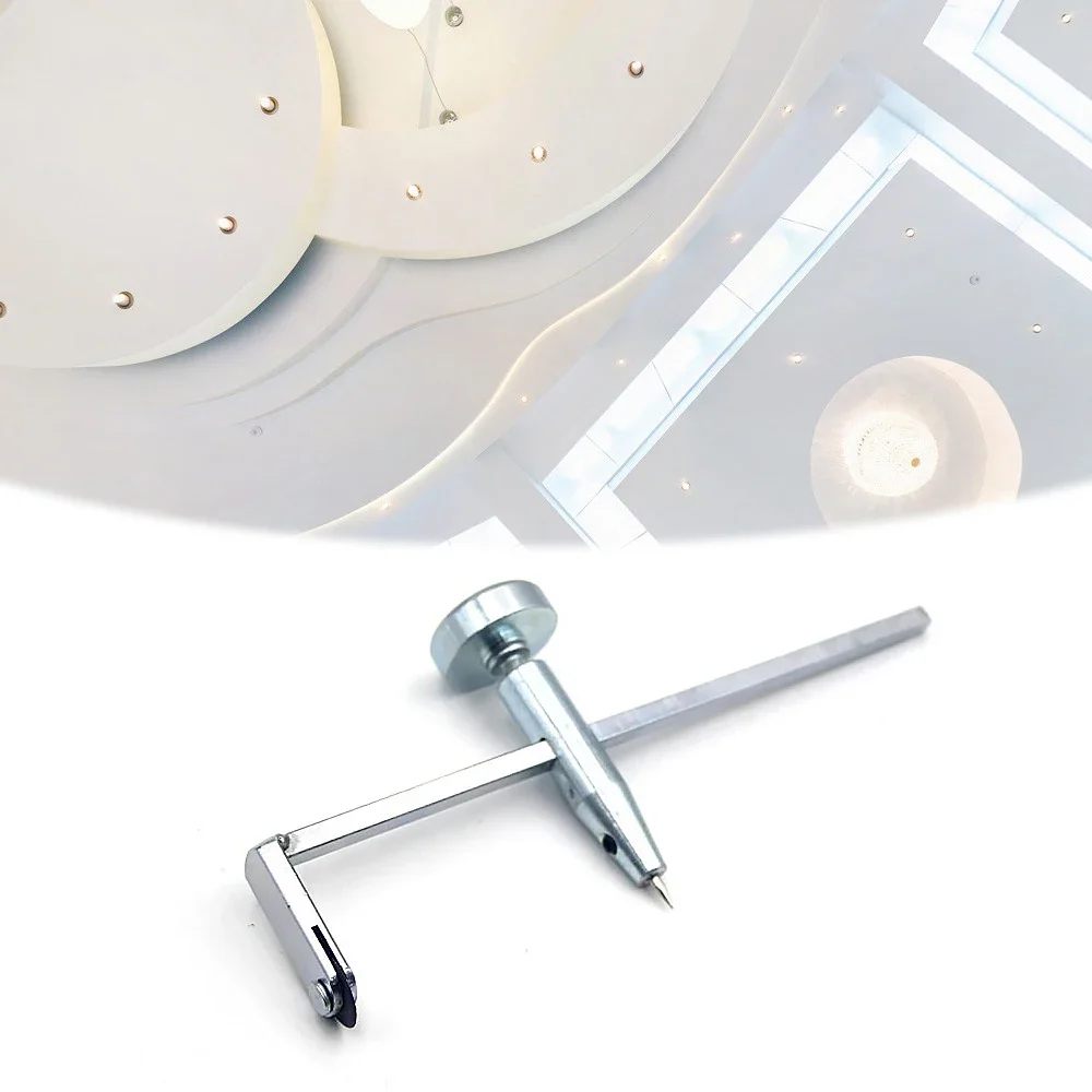 

Professional Drywall Cutting Tool Round Cutter Compass Plasterboard Driller For Interior Decoration Pipes Hand Tools Kit