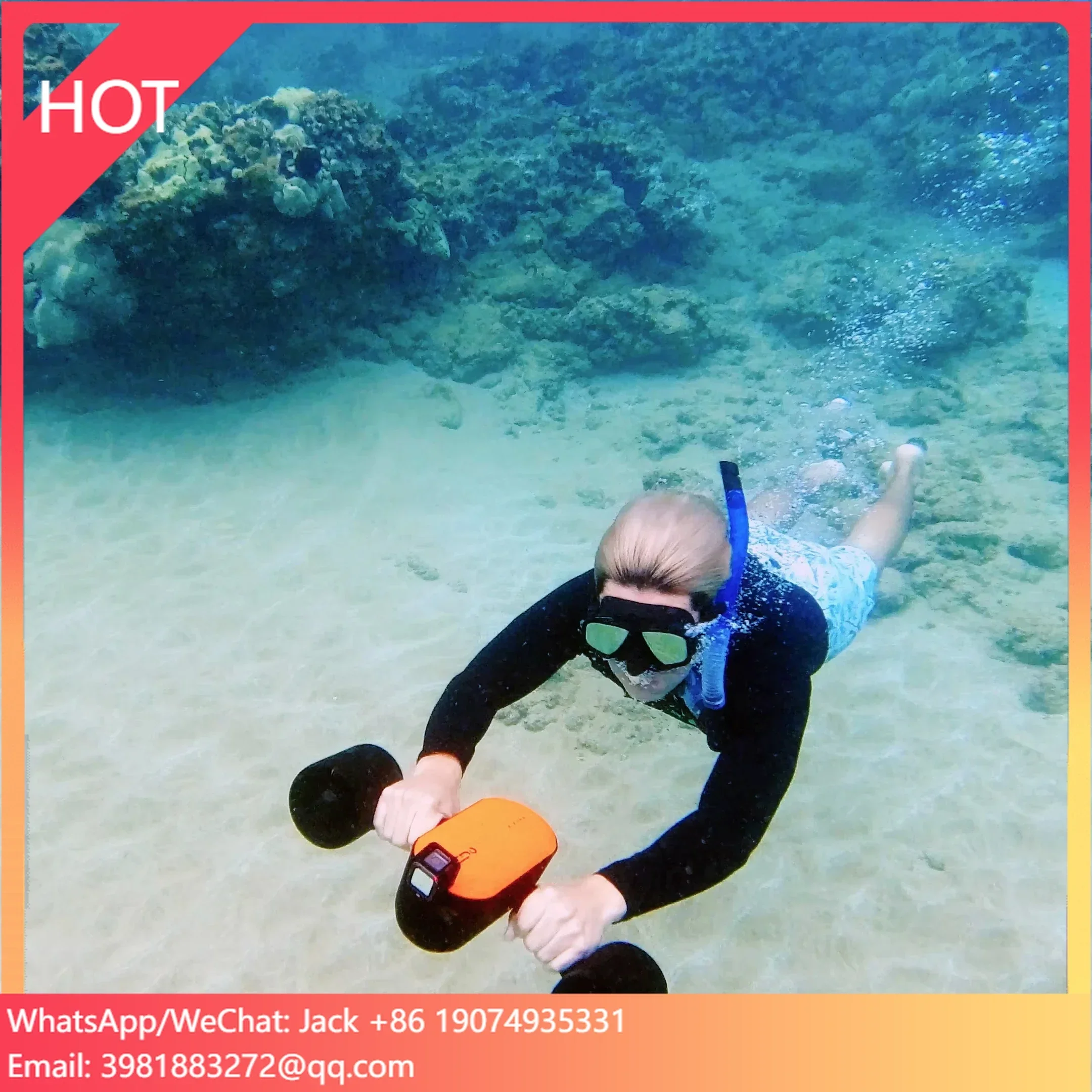 

Sinodiving Underwater Motorcycle Underwater Explore Diving Pool Scooter Underwater Scooter Motor Powerful 350W 30m Deep Marine