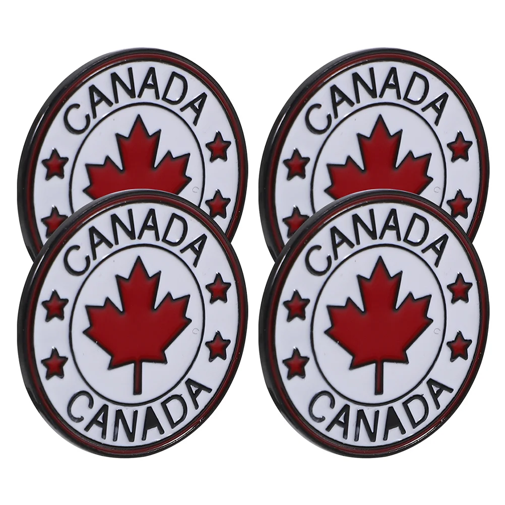 4 قطعة دبابيس التلبيب كندا مابل ليف المينا بروش دبابيس للأوشحة والسترات أكياس قبعة اكسسوارات كندا التلبيب دبوس