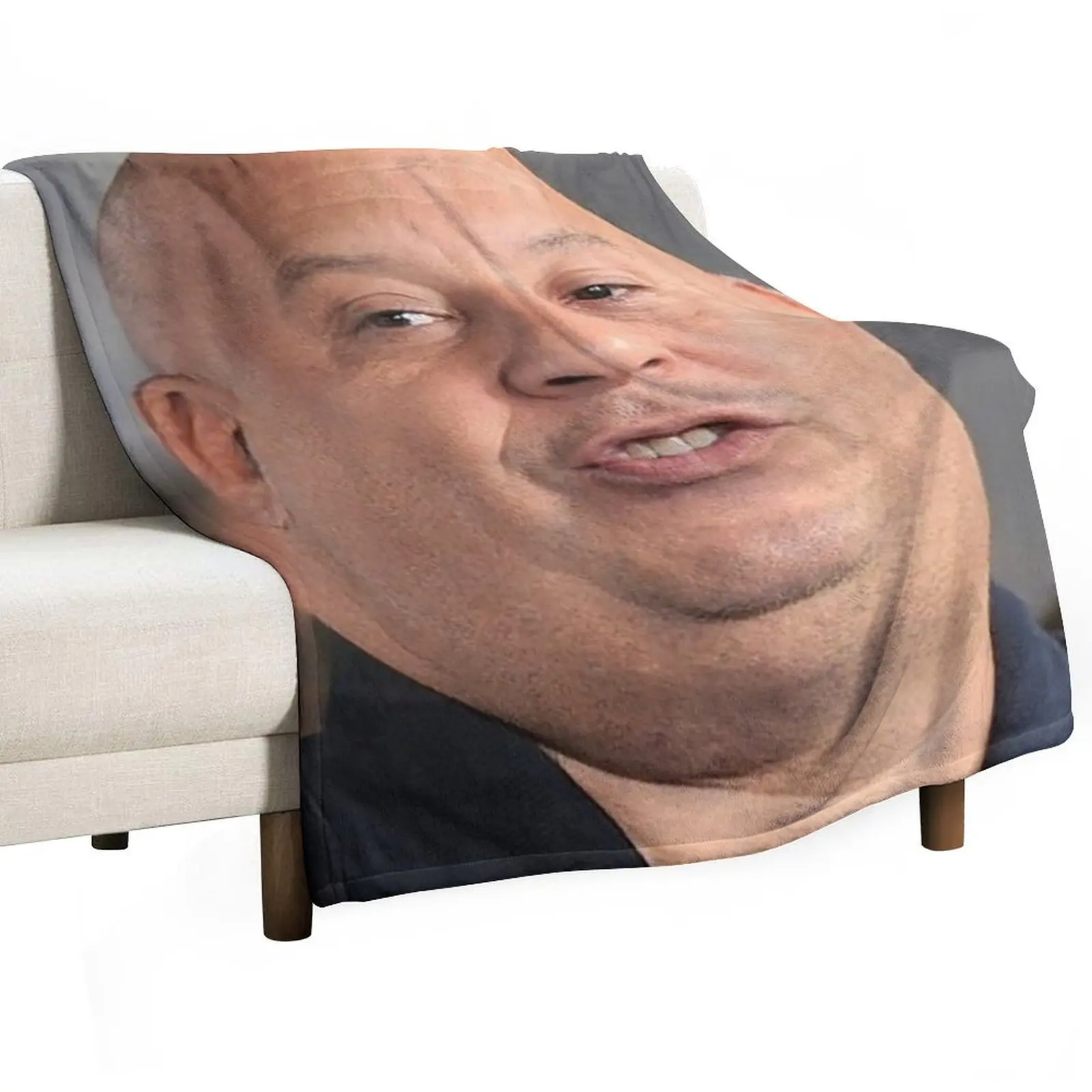 

Fat Vin Diesel Throw Blanket Soft Cozy Blanket for Pet Kids Adults
