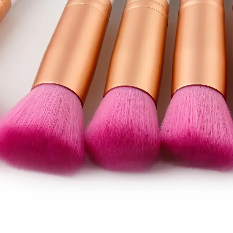 Brocha para base, juegos de cejas, 10 Uds., herramientas, sombra de ojos, brocha cosmética de madera, brocha de maquillaje, brochas de maquillaje bonitas