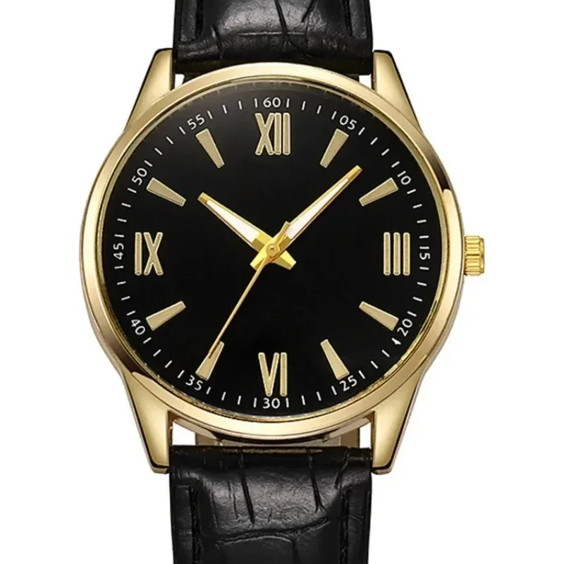 남성용 럭셔리 미니멀리스트 시계, 초박형 밴드, 가죽 비즈니스 손목시계, 캐주얼 쿼츠 시계