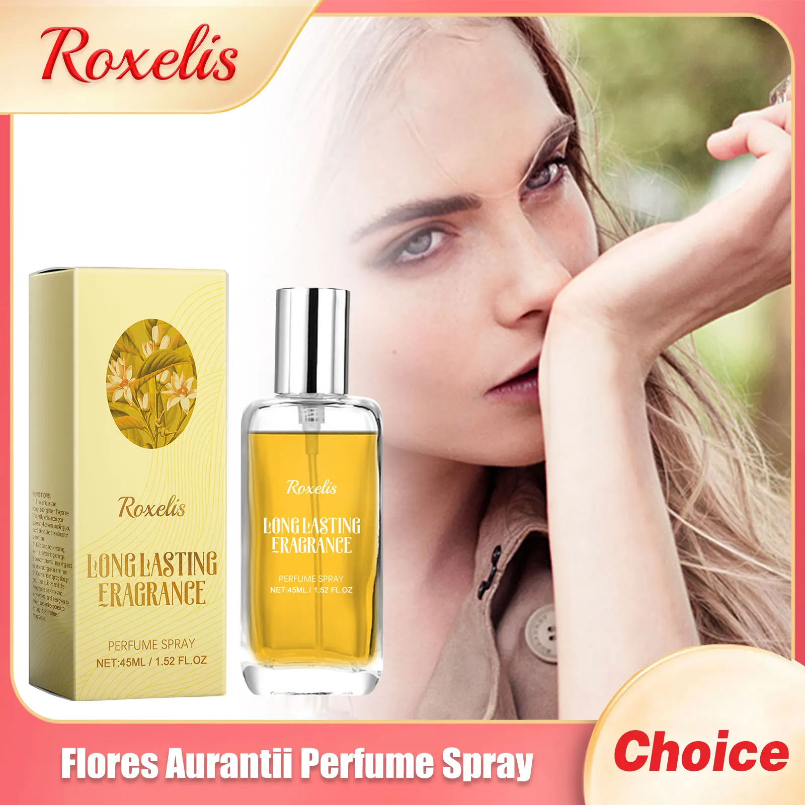 Flores Aurantii Perfume Spray Long Lasting Scent More Attract Pheromone Plant Extract Daily Dating Portable Unisex Body Perfumes