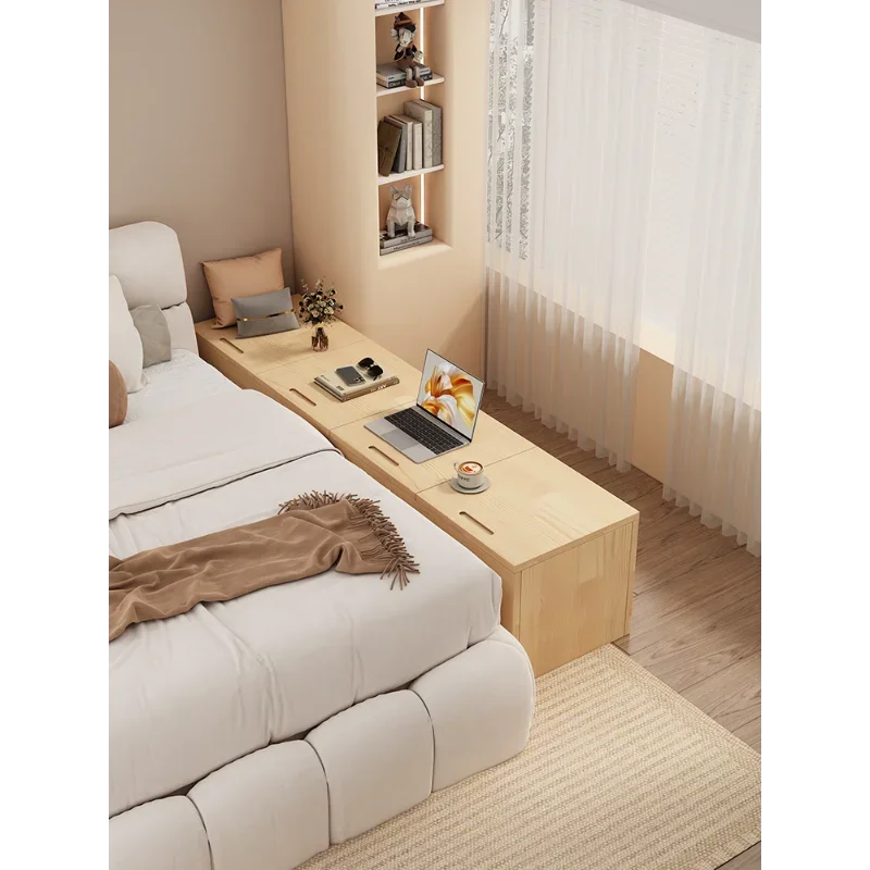 bay window cabinet, locker, solid wood crevice, sundries storage, floor cabinet, pine cabinet, tatami bedside bedroom side cabin