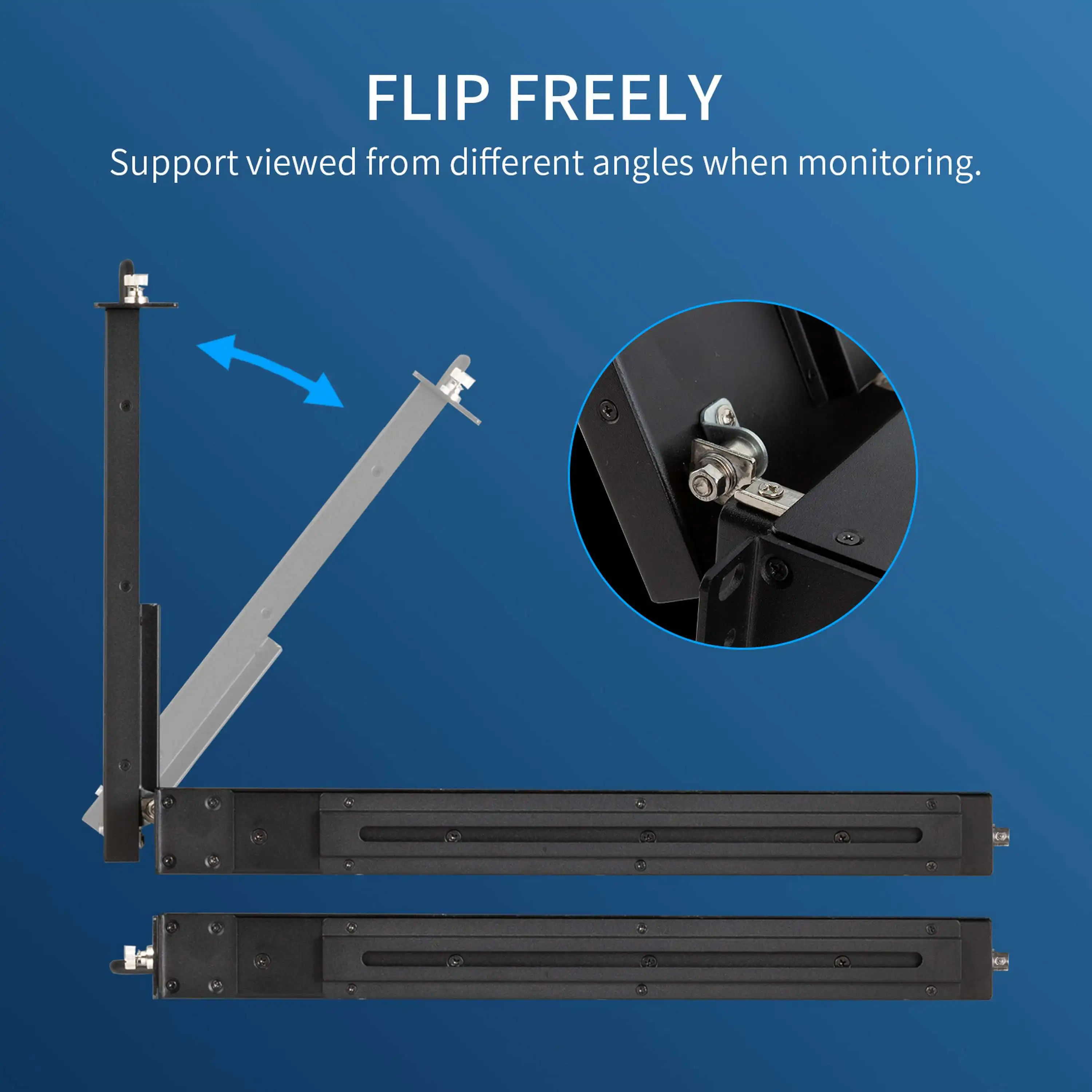 SEETEC SC173-HD-56 شاشة منزلقة عالية الكثافة 17.3 بوصة تركيب الرف FHD IPS لمصنع أنظمة البث OB Van
