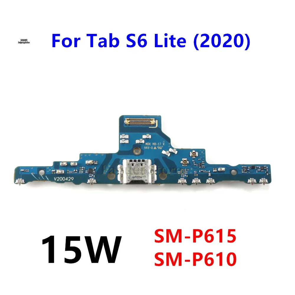 15W Charging Board For Samsung Galaxy Tab S6 Lite 2020 SM-P610 / P615 USB Charge Port Jack Dock Connector Charging Flex Cable