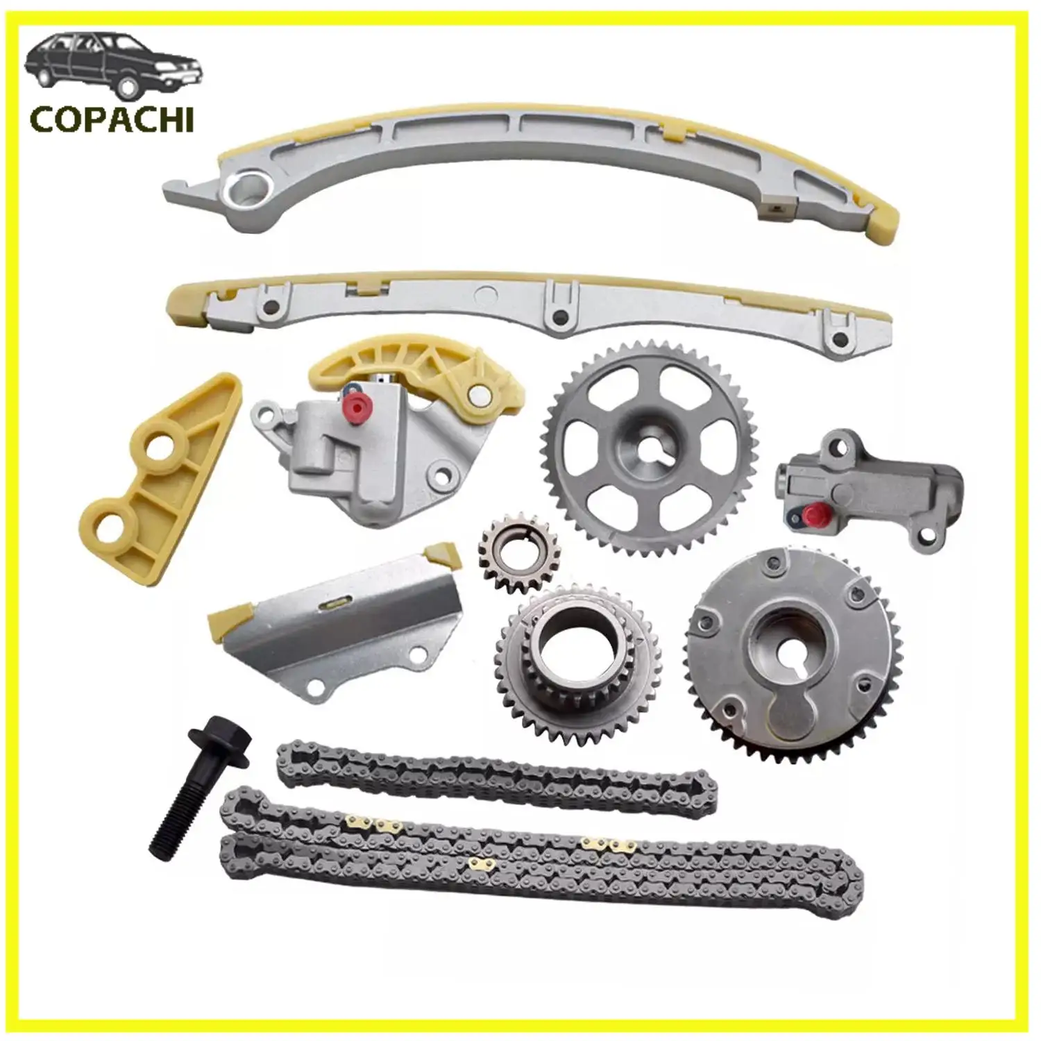 

1set 13460-PNA-004 Timing Chain Kit VVT Sprocket For 2008-2012 HONDA ACCORD 2.4L DOHC K24Z2 K24Z3 Car Replacement Parts