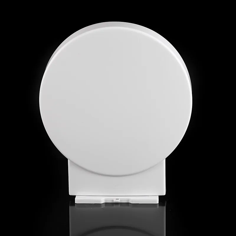 

Universal Round Toilet Seat Heavy Duty Plastic Lid with Soft Close Thickened PP Seat Cover Adjustable Fittings for Standard Bowl