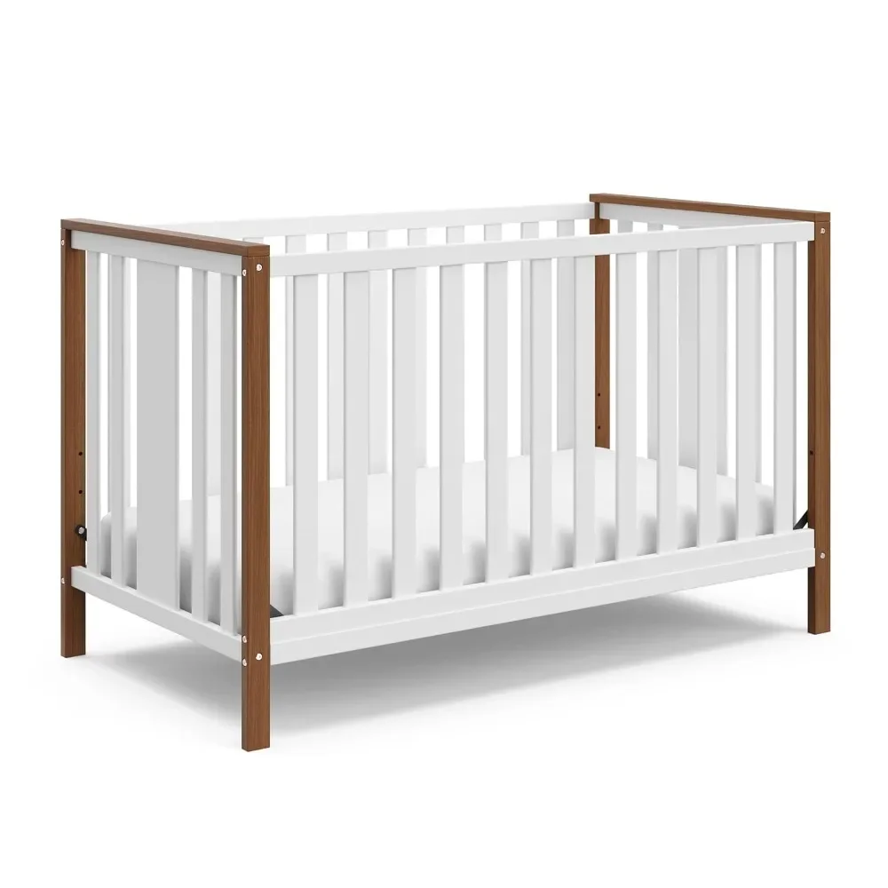 4-in-1 Convertible Crib – Converts from Baby Crib to Toddler Bed and Full