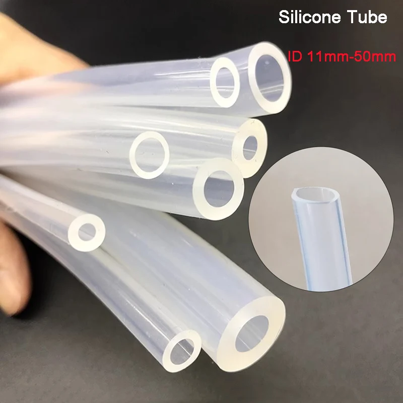 

Length 1Meter Food Grade Silicone Rubber Tube ID 11 12 13 14 15 16-50mm High Transparency Silicone Hose Water Pipe