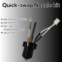 For Creality K1C/K1 MAX Ceramic Heating Block Kit Integrated Nozzle High-speed Printing 3D printer accessories