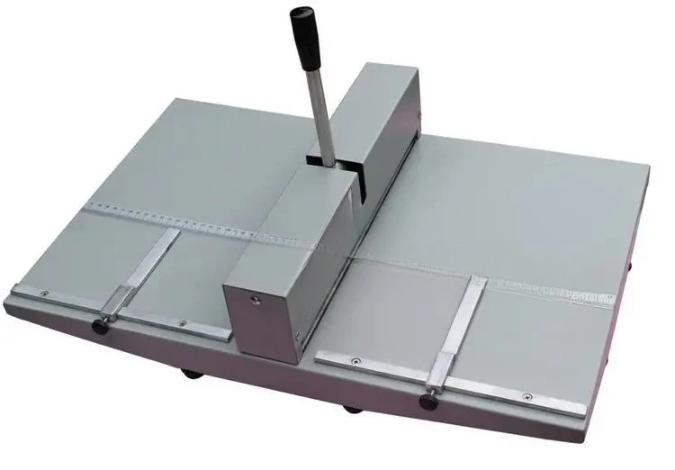A3 dashed lines creasing machine / Manual creasing machine / indentation depth adjustable 350mm dual creasing , dotted line