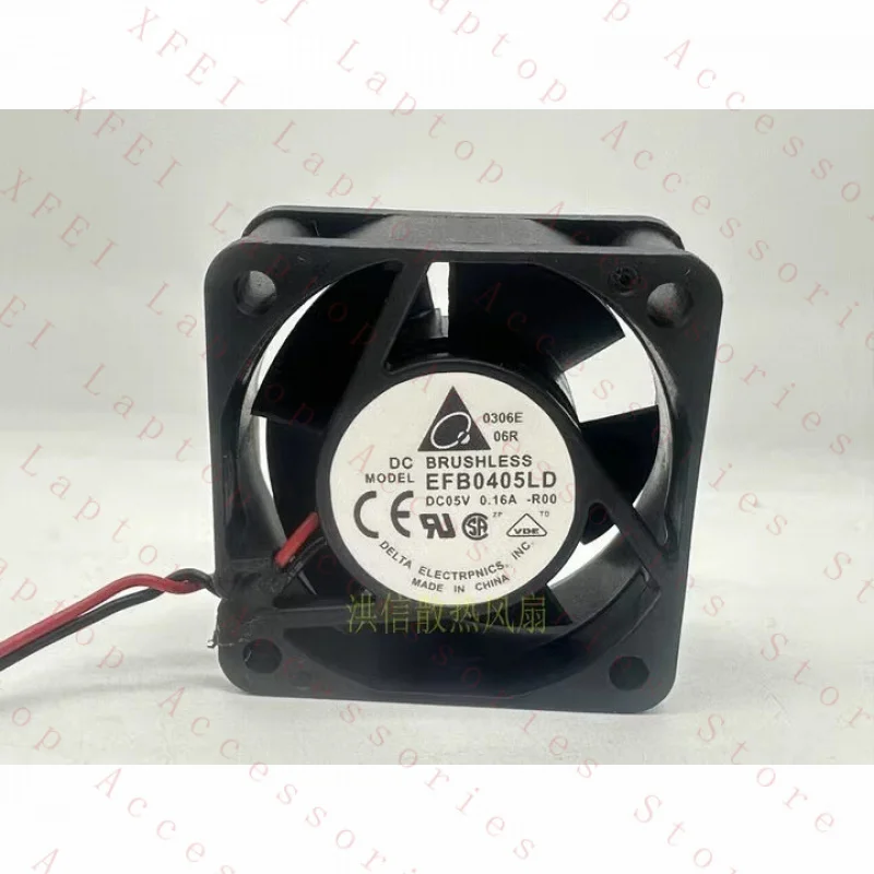 

Вентилятор DELTA EFB0405LD, 1 шт., DC5V 0.16A, 4020, 40*20 мм, 2 провода
