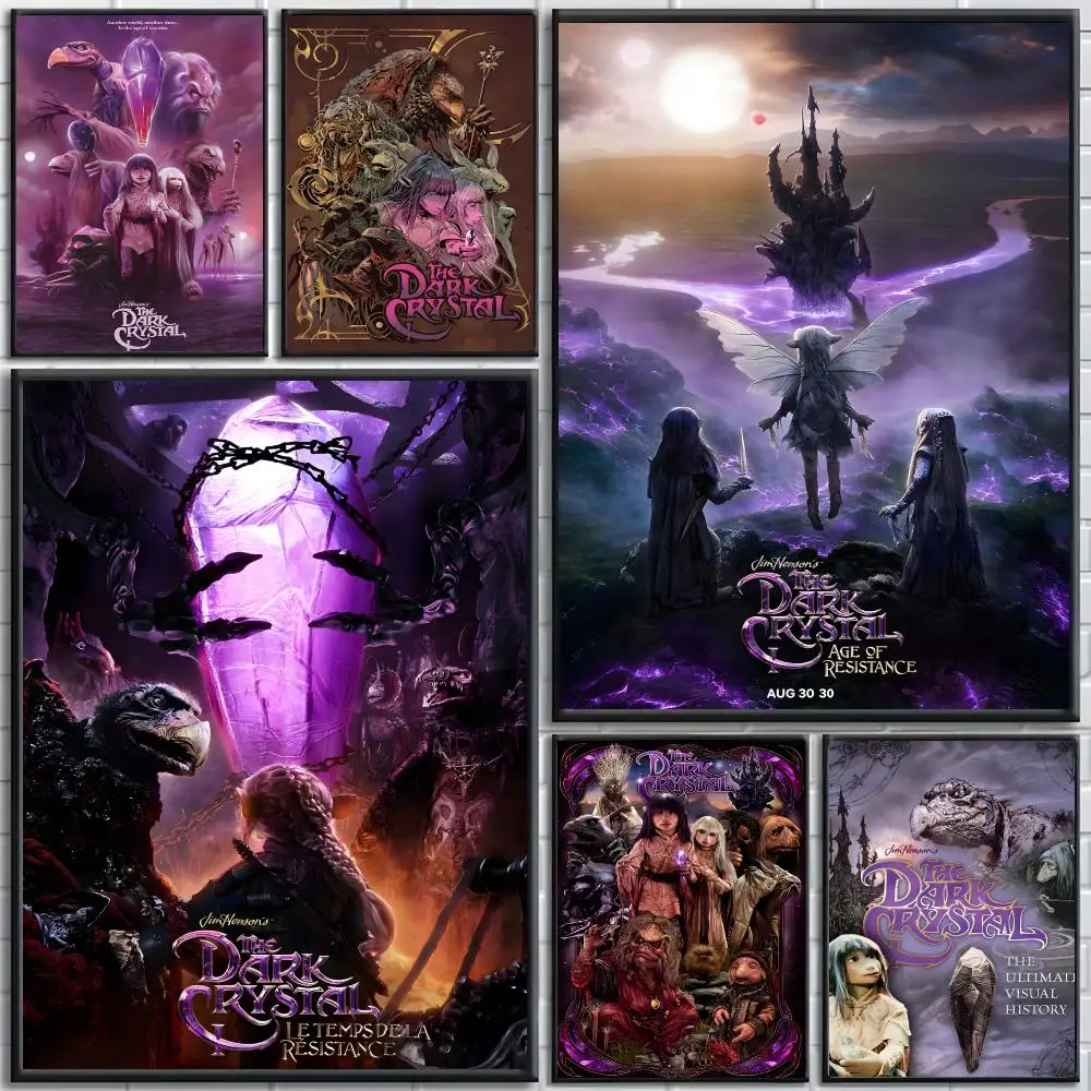Movie The Dark Crystal Poster High-quality wall art posters, suitable for home offices, bedrooms, and living rooms.