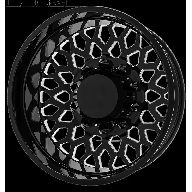 i LSGZL 20*8.25 22*8.25 24*8.25 26*8.25 30*8.25 Polish 8x200 Dually Wheels Et132 145 156 168 Dually Truck Wheels for chevy 5