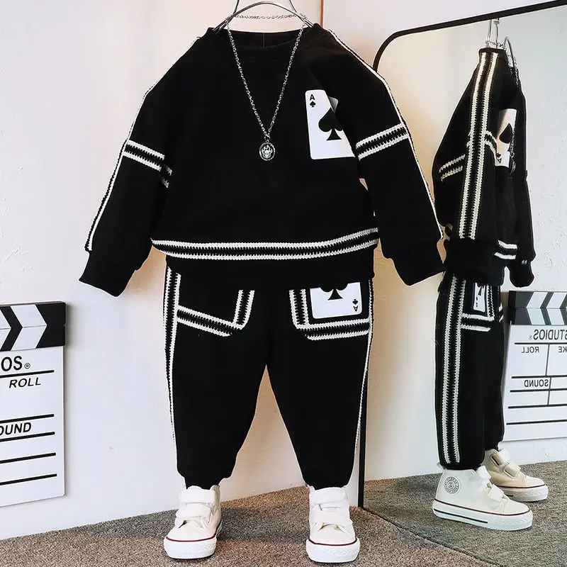 2022 Spring Autumn Children Clothes Baby Boys Girls Jacket Pants 2Pcs/sets  Kids Fashion Toddler Tracksuits outfit 2-10 years