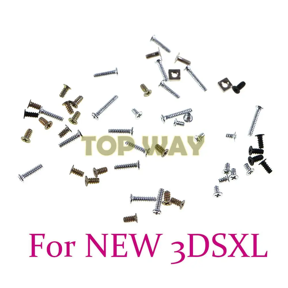 

50sets Replacement For Nintend New 3DSLL XL Philips Head Screws Set for new 3ds xl ll Game Console Shell