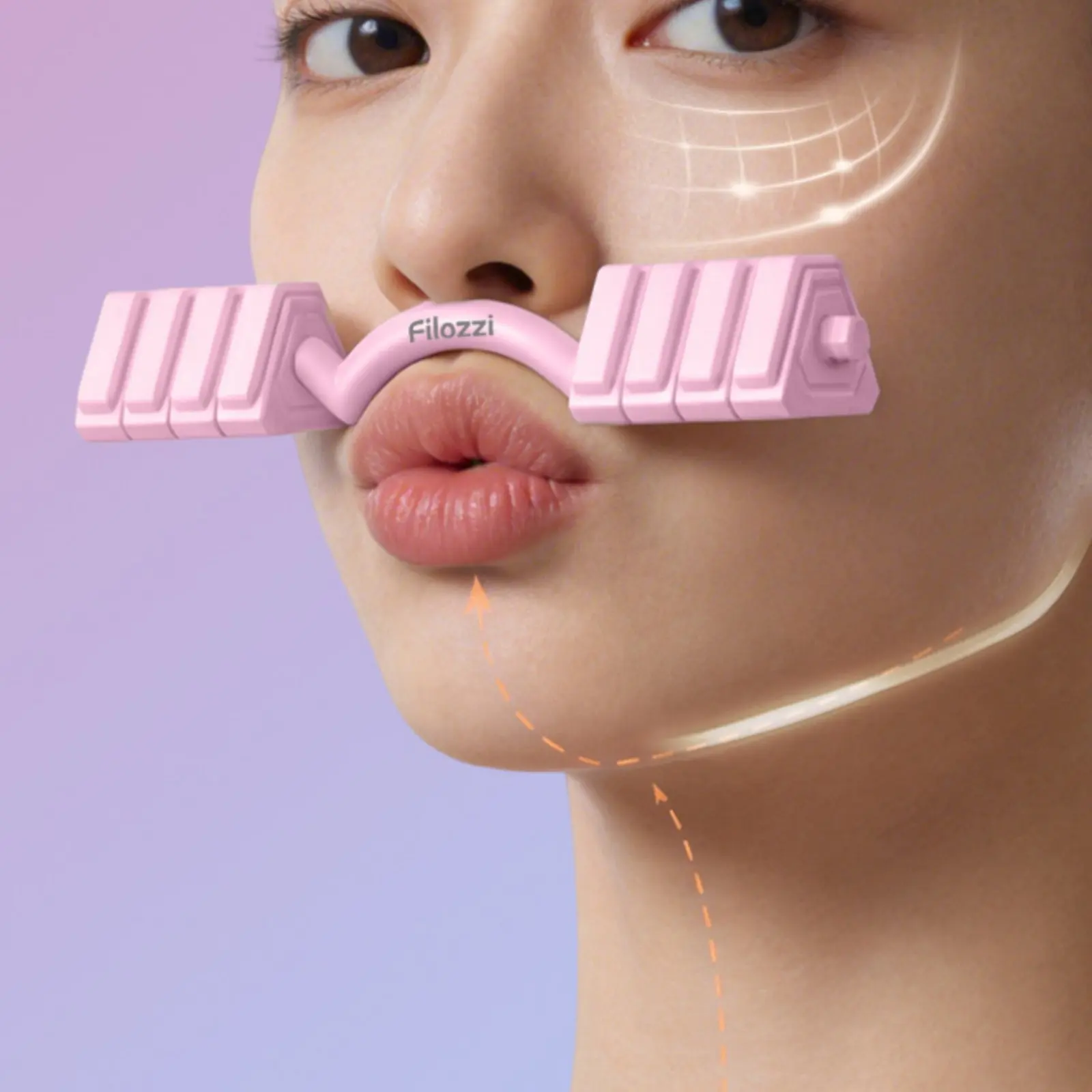 Haltère de fitness facial non invasif pour le remodelage du visage, entraîneur de fitness facial, lifting des joues, contour du visage