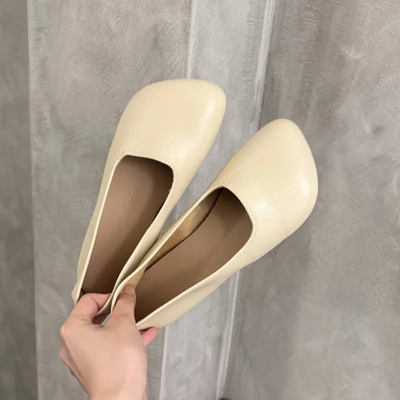 Bailamos الخريف النساء حذاء مسطح موضة جولة تو Ladie أحذية الباليه لينة كعب مسطح في الهواء الطلق أحذية ماري جين عادية